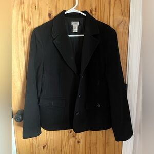 LLBean wool pea coat